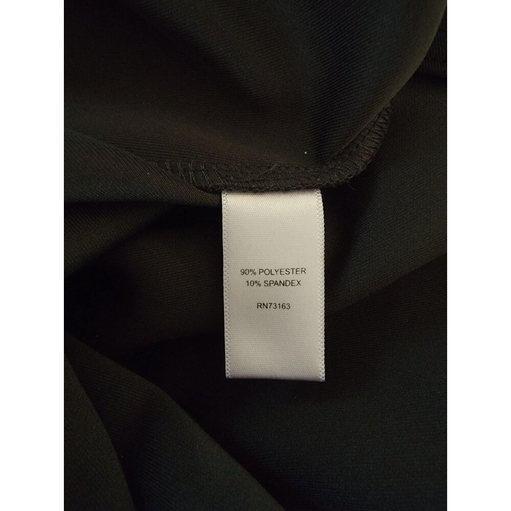 Black Spense Peplum Sleeveless Dress Size 8 90% Polyester 10% Spandex Elegant Kn - Picture 4 of 5